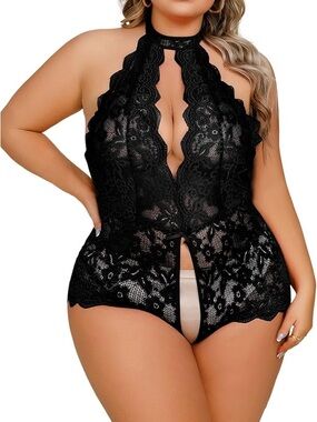 Avidlove Lace Halter Teddy